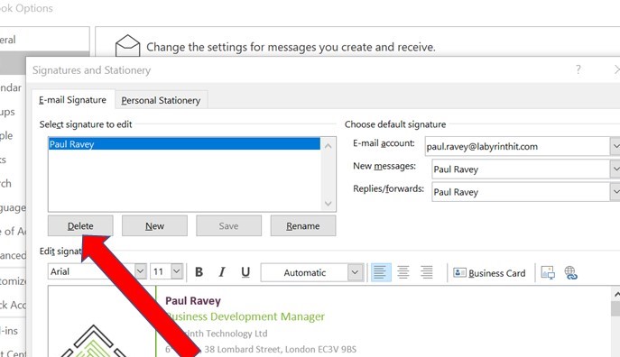 Do Not Delete Email Signature By MIstake