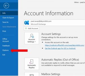 How To Change Default Fonts In Outlook - Labyrinth Technology