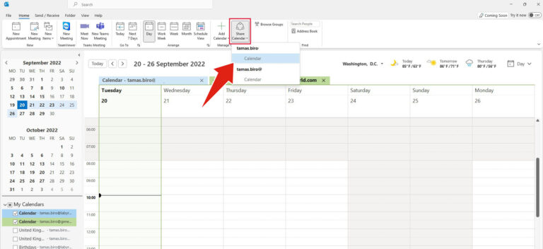 How to Share your Outlook Calendar - Labyrinth Technology