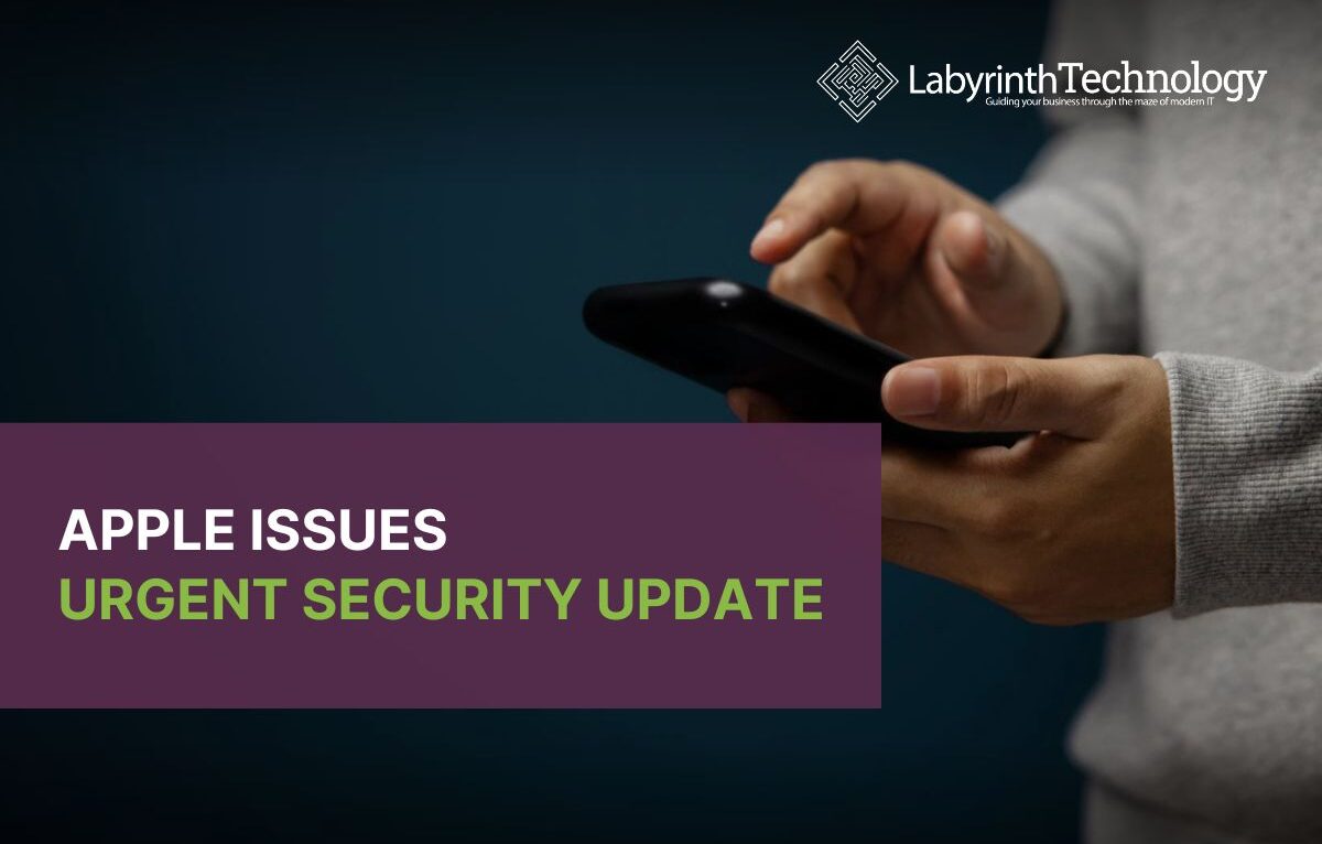 Apple Issues Urgent Security Update